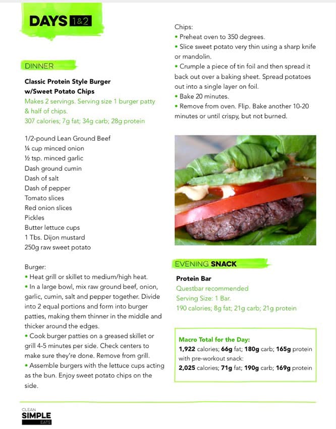 Healthy meal prep protein burger